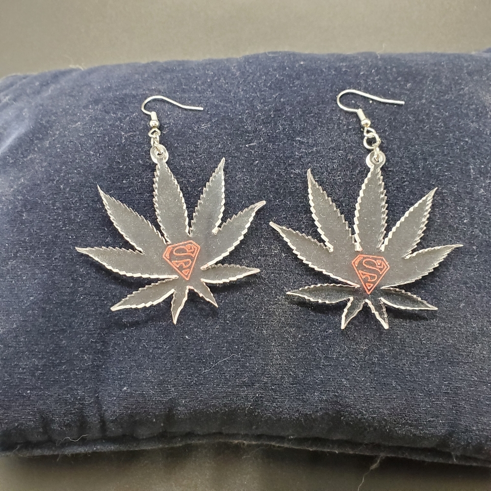 Acrylic Dangle Novelty Earrings - Picture 8 of 15